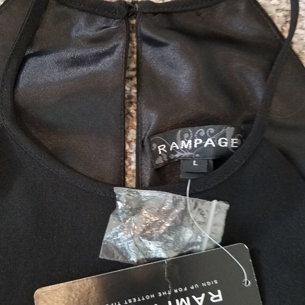 Rampage Black Tank Dress Large - Picture 6 of 7